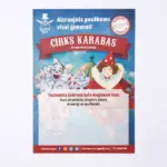 Colorful Circus Karabas leaflet printing sample