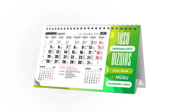 Custom desk calendar printing with personalized design